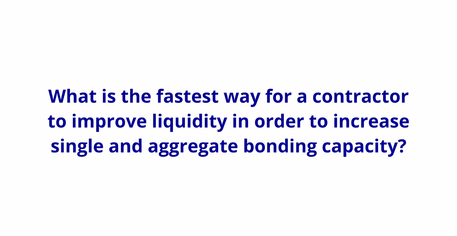 Ask Your Surety Pro | Owner Capital and Bonding Capacity